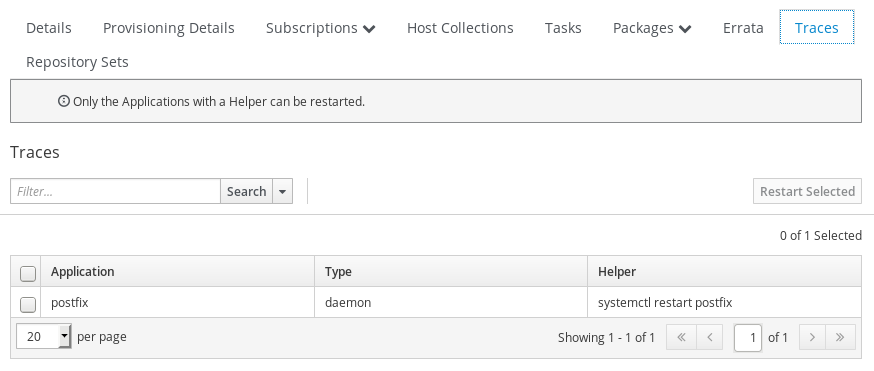 Host Trace Details